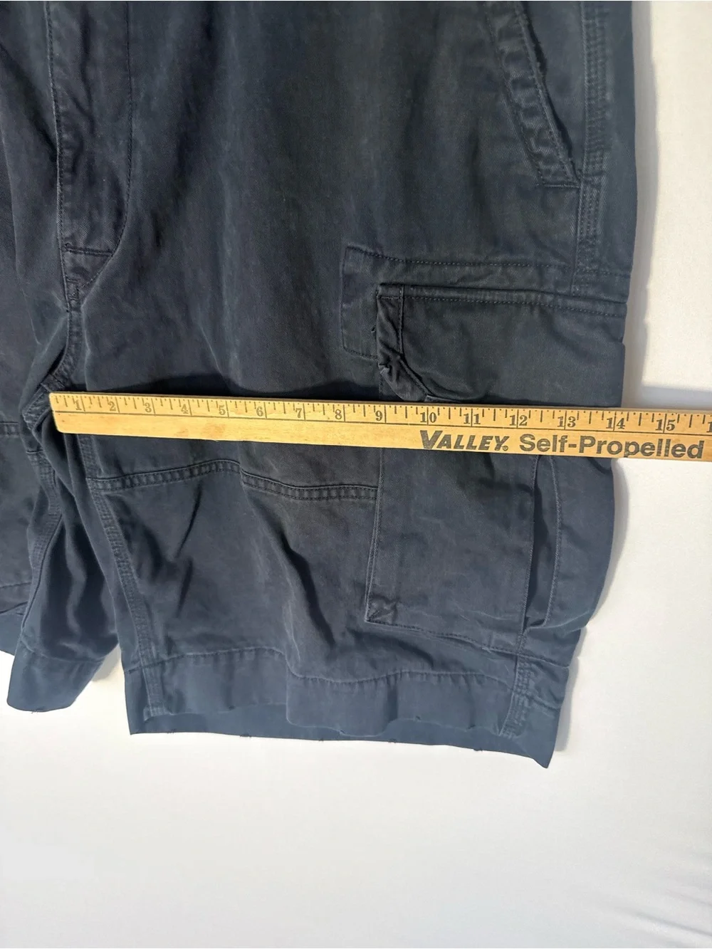 Polo by Ralph Lauren Dark Navy Cargo Shorts 40T 23” Long Baggy Reinforced Hem